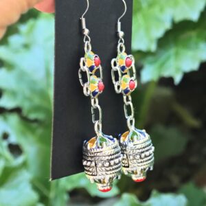 Amazigh Magnifiques boucles d oreilles kabyles métal Earrings