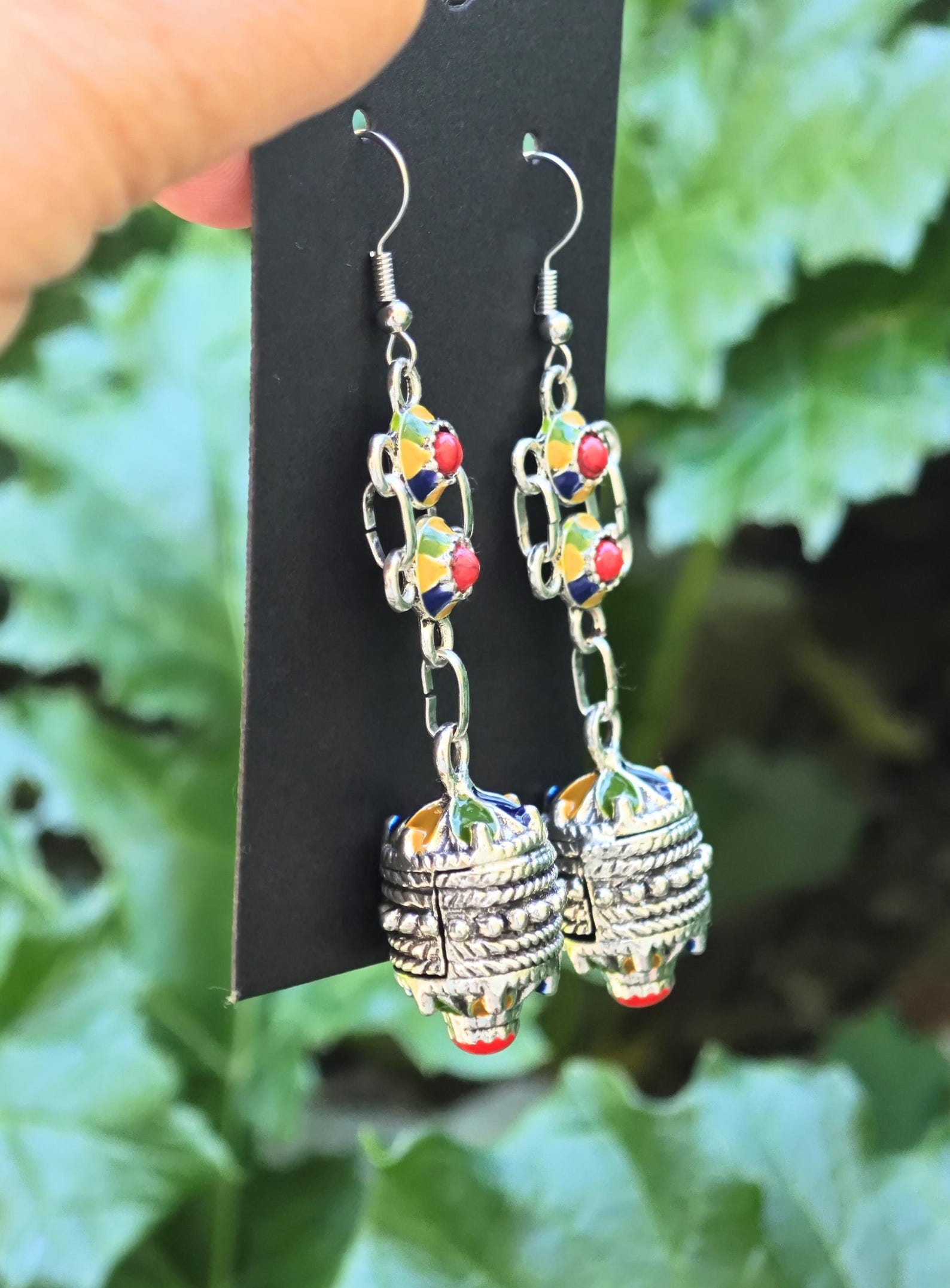 Amazigh Magnifiques boucles d oreilles kabyles métal Earrings