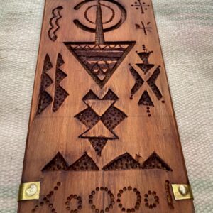 Berber Hand Carved Wooden Symbol Wall Art Decor