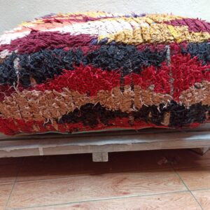 Amazigh Handmade hand Pouf Cover for Home Decor