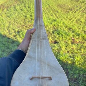 Amazigh Traditional Loutar 4-String Plucked Lute Handmade Musical Instrument