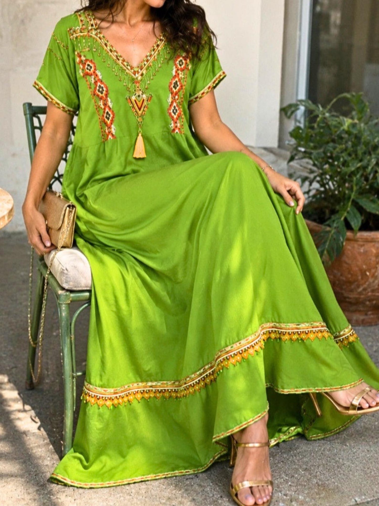 Berber Gandoura elegant dress Black Blue Djellaba for Everyday Personal Clothing Styling