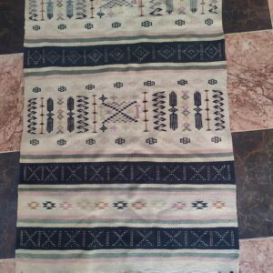Berber Vintage antique Handwoven Textile Tribal Rug Runner