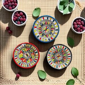 Berber Handmade Ceramic Traditional Design Decorative Wall Plate