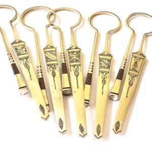 Amazigh Handmade Tuareg Engraved 800 Silver Ebony Bookmark