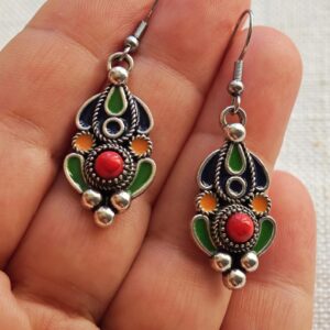 Amazigh Bijou berbère- ethnique- kabyle- boucles d Earrings
