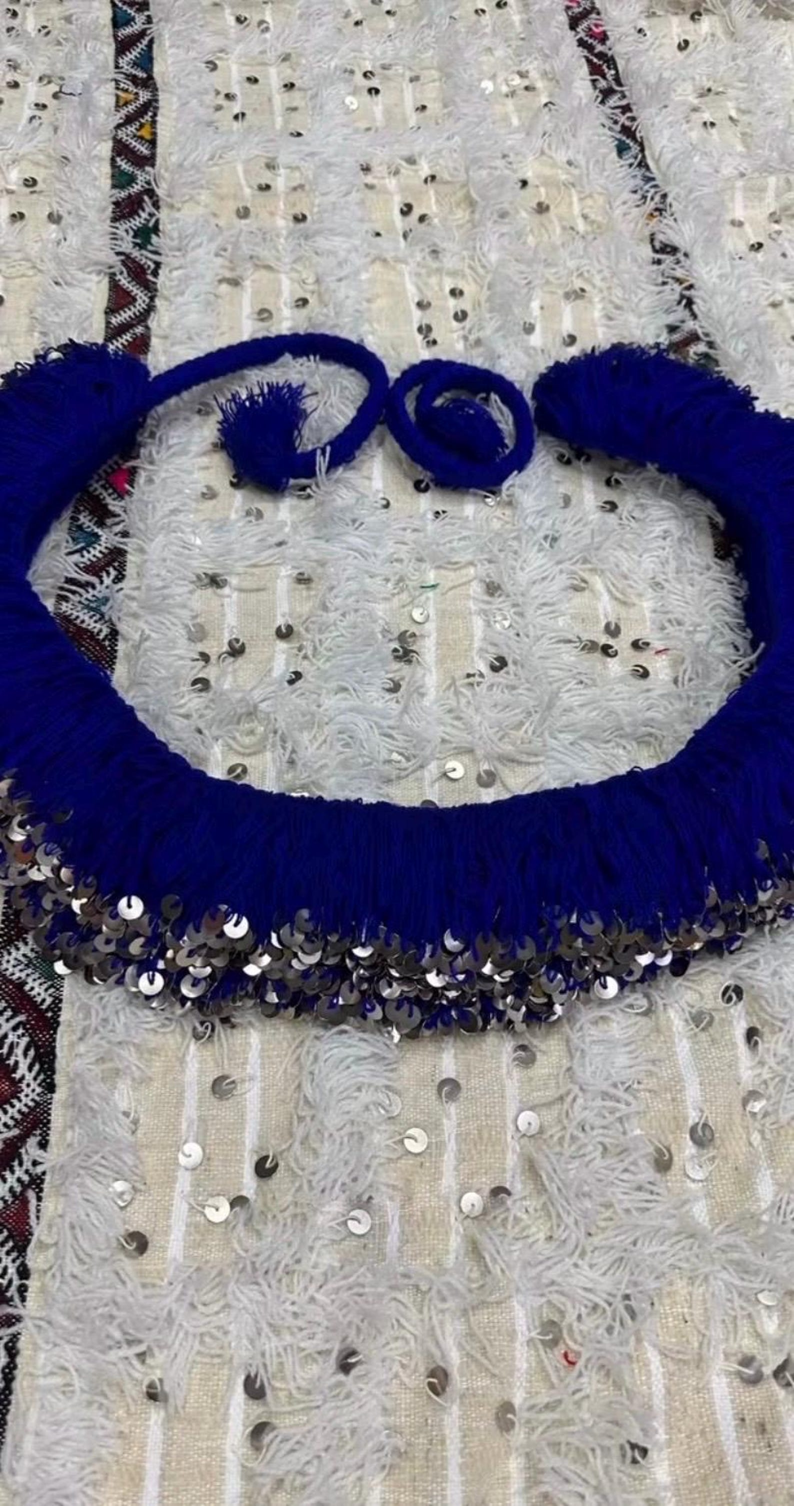 Berber Handmade Mouzon Sequin Dance Waist Sequins Belt