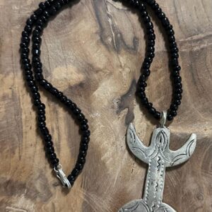 Berber Yaz Symbol Handmade Metal Stone Kette Necklace