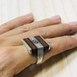 Amazigh Bague en argent Tribal Touareg Berbère Ring