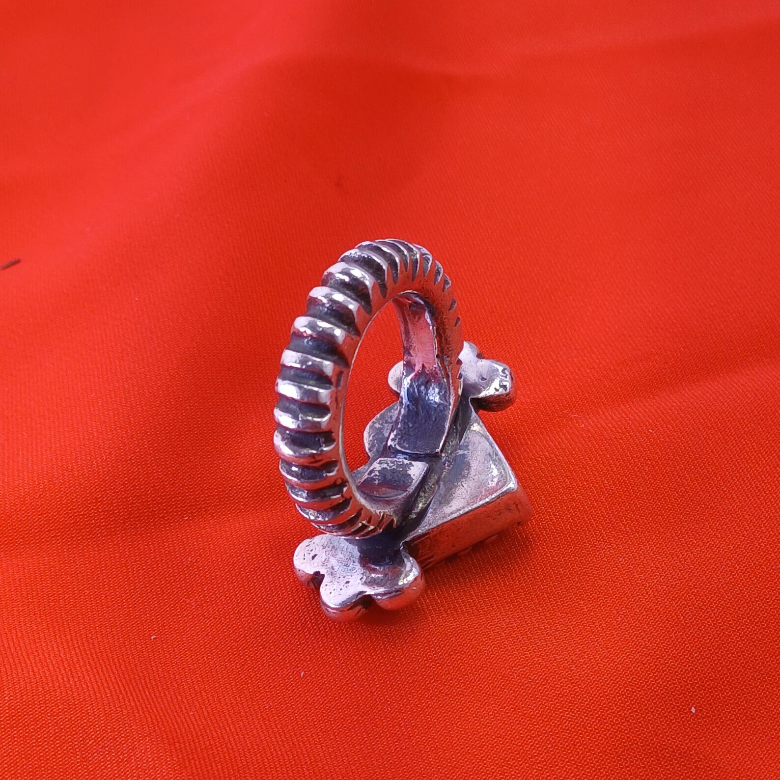 Handmade Berber Tuareg Solid Silver Engraved Bohemian Artisan Ring