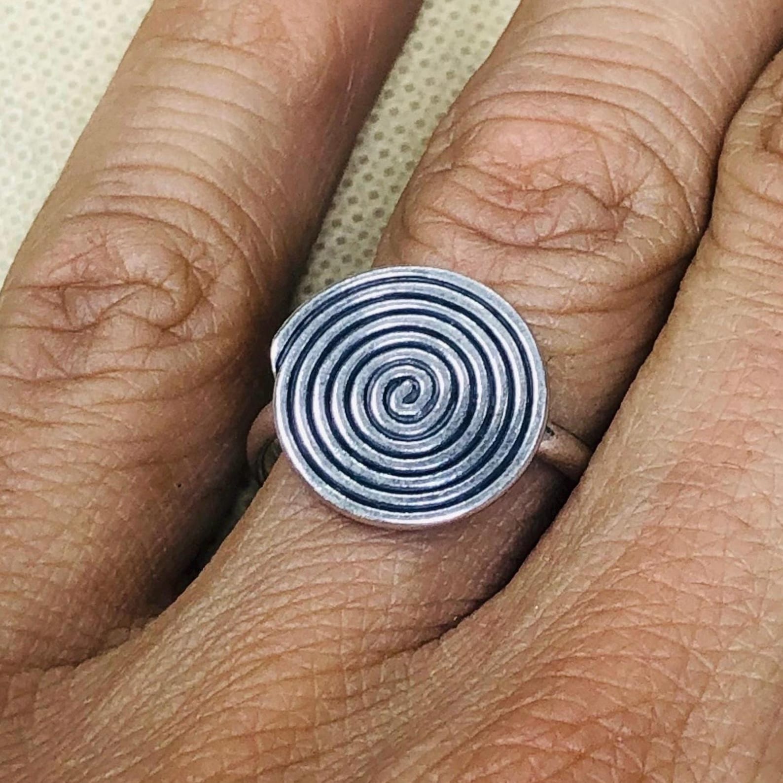Amazigh Jewelry Traditionnels Marocains Ring Berbère Silver Handmade