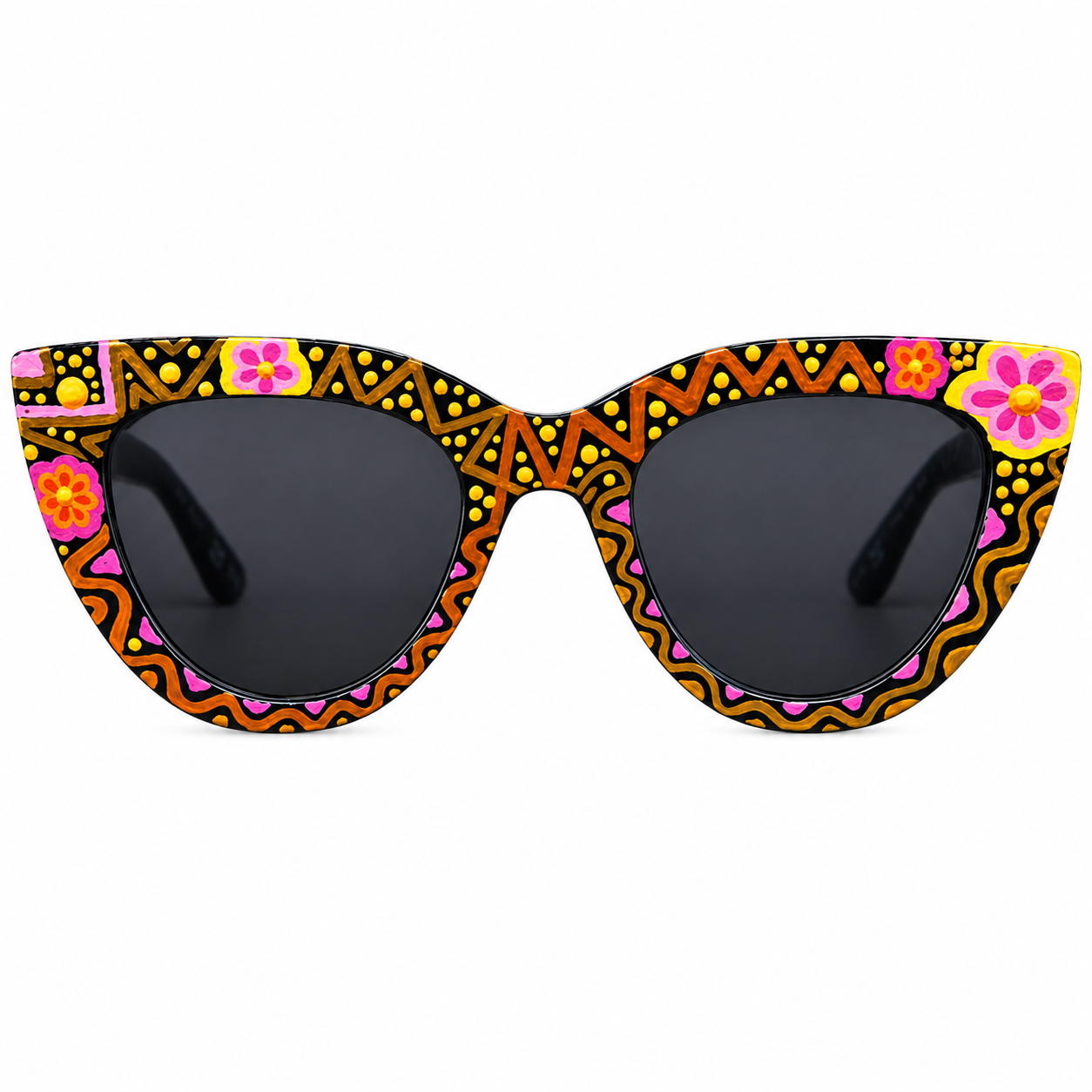 Amazigh AMAN N’ TILDI Rose Water Hand Painted Sunglasses Frames
