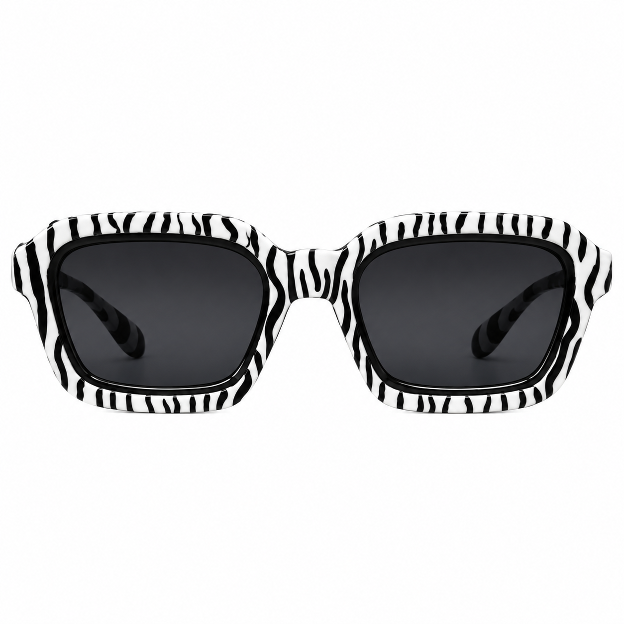 Amazigh AMƔIUD Zebra Hand Painted Sunglasses UV400 Cat 3 Frames