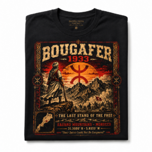 Amazigh Berber Bougafer 1933 Resistance Vintage T-Shirt Graphic Instant Download