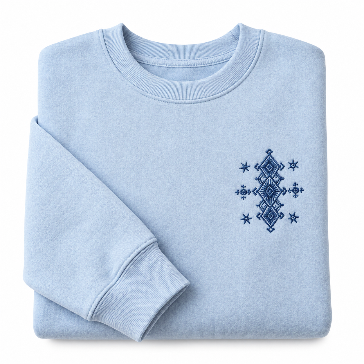 Amazigh Berber Geometric Symbol Eco-Friendly Unisex Pullover Sweatshirt