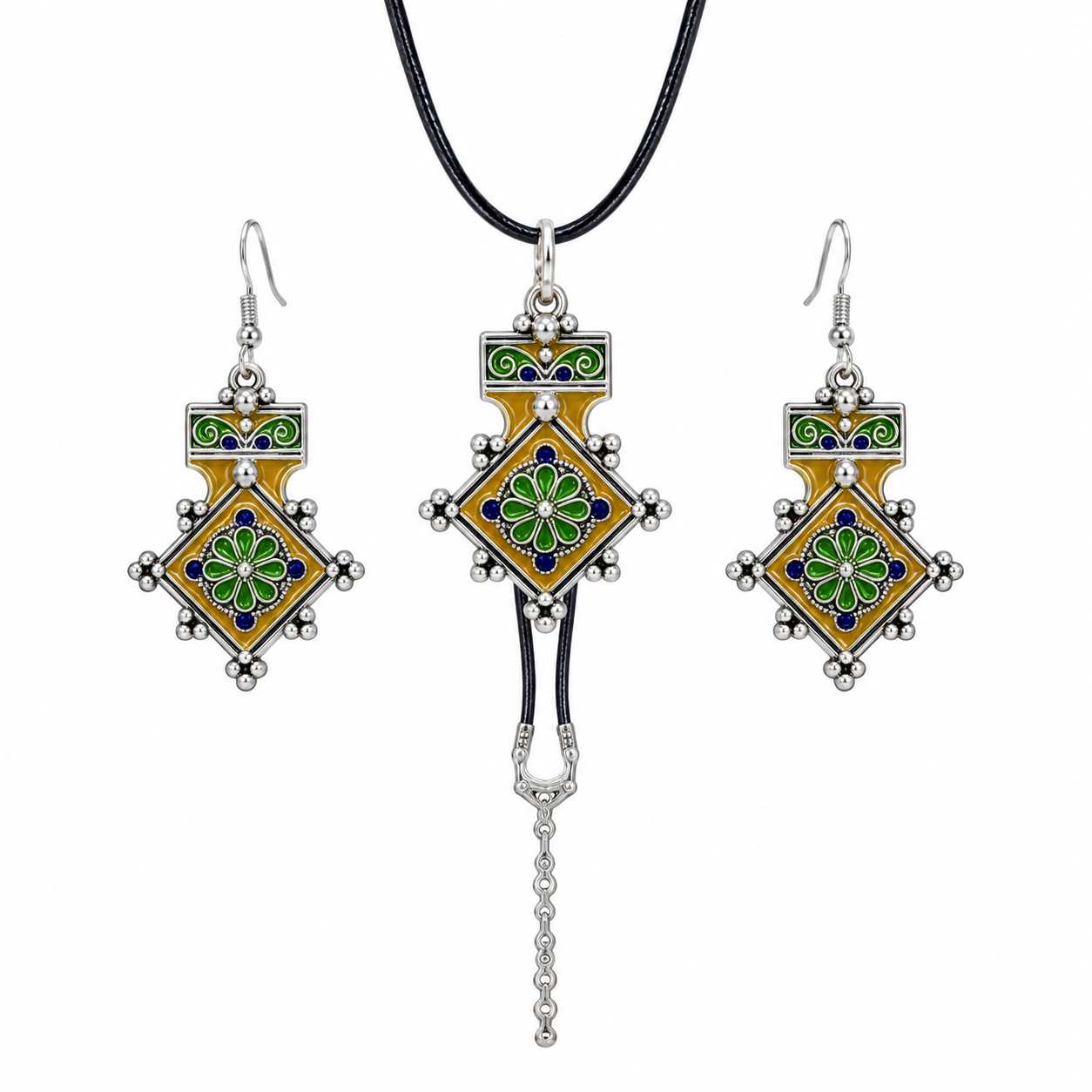 Amazigh Berber Handmade Tribal Necklace with Artisan Heritage Design