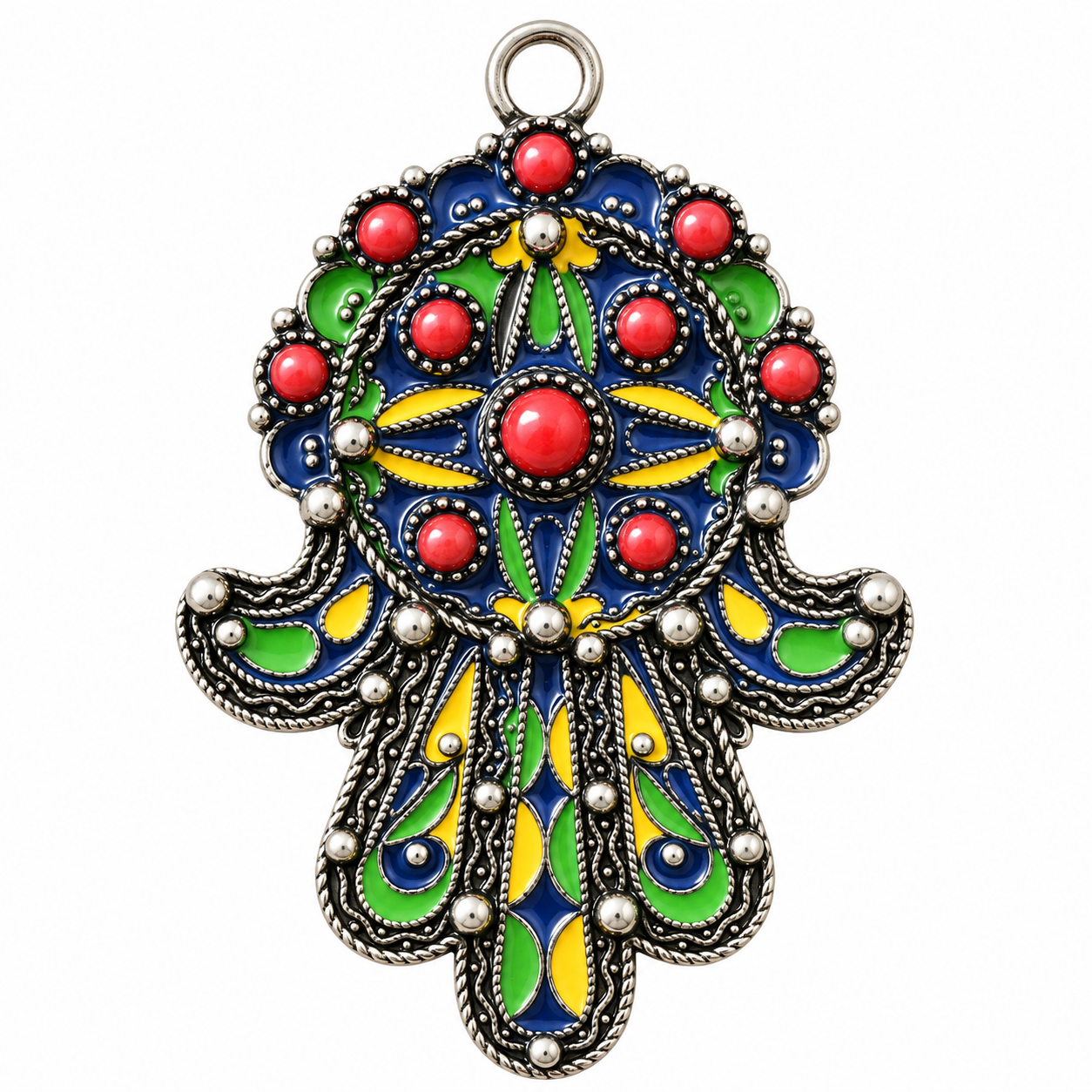 Amazigh Berber Kabyle Fatma Hand Necklace Traditional Jewelry