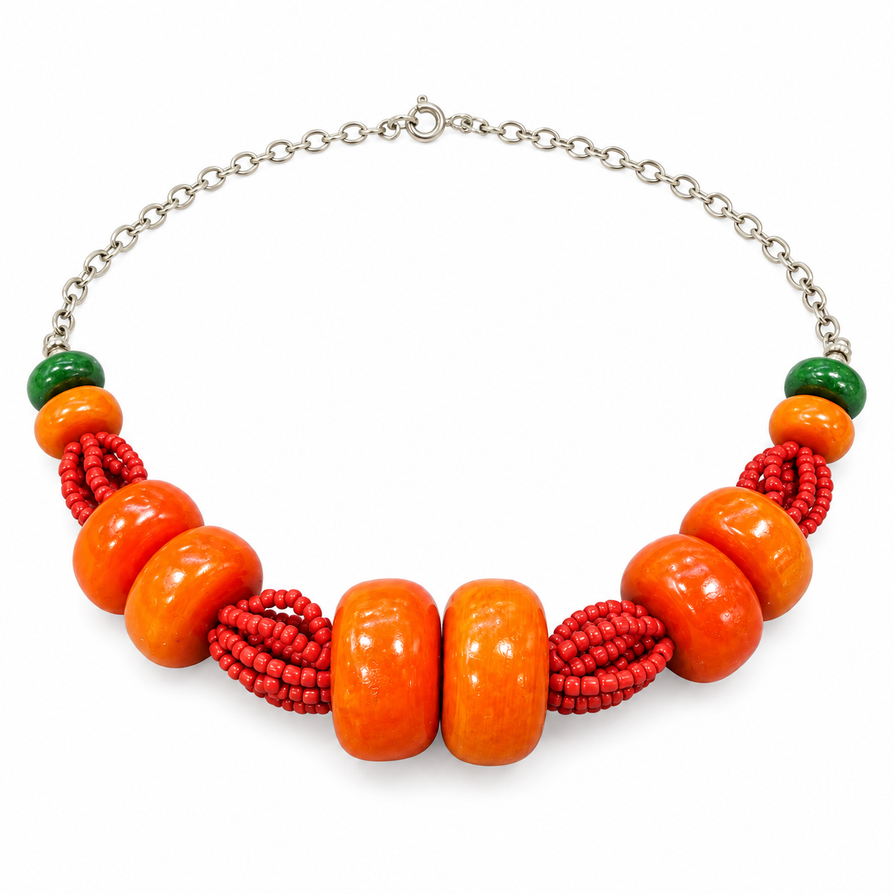 Amazigh Berber Louban Necklace with Vintage Artisan Jewelry Style