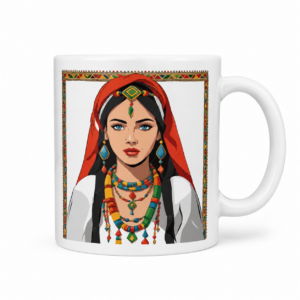 Amazigh Berber Tifinagh Motifs Kabyle Culture Symbol Mug