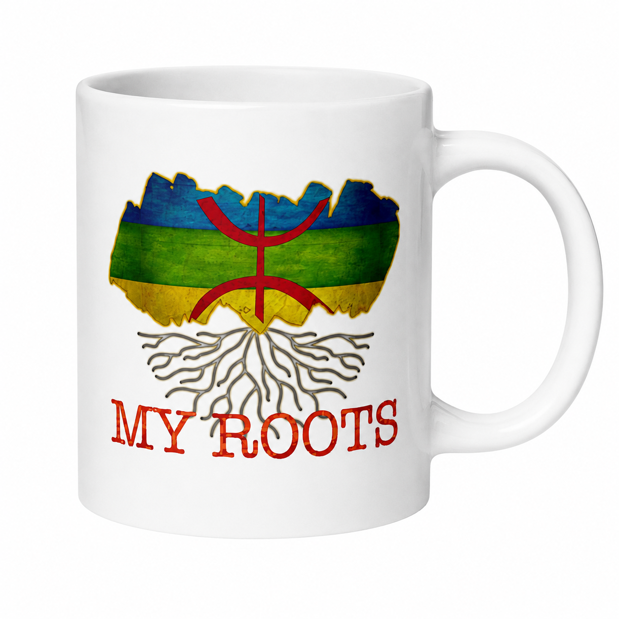 Amazigh Berber Tifinagh Symbols Yaz Symbol Glossy Mug