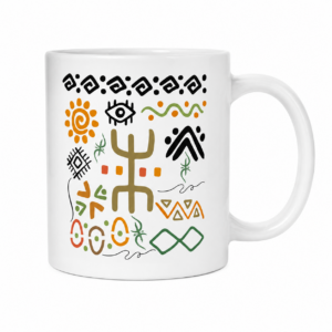 Amazigh Berber Tifinagh Yaz Symbol Glossy Mug Design