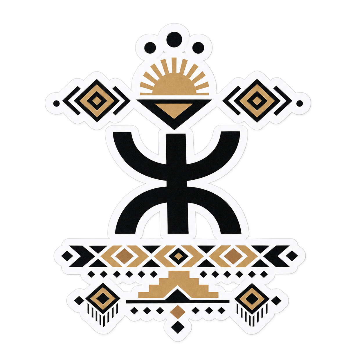 Amazigh Berber Tifinagh Yaz Vinyl Kiss-Cut Sticker Decal