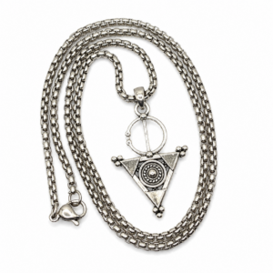 Amazigh Berber Tizerzit Necklace with Fibula Inspired Pendant