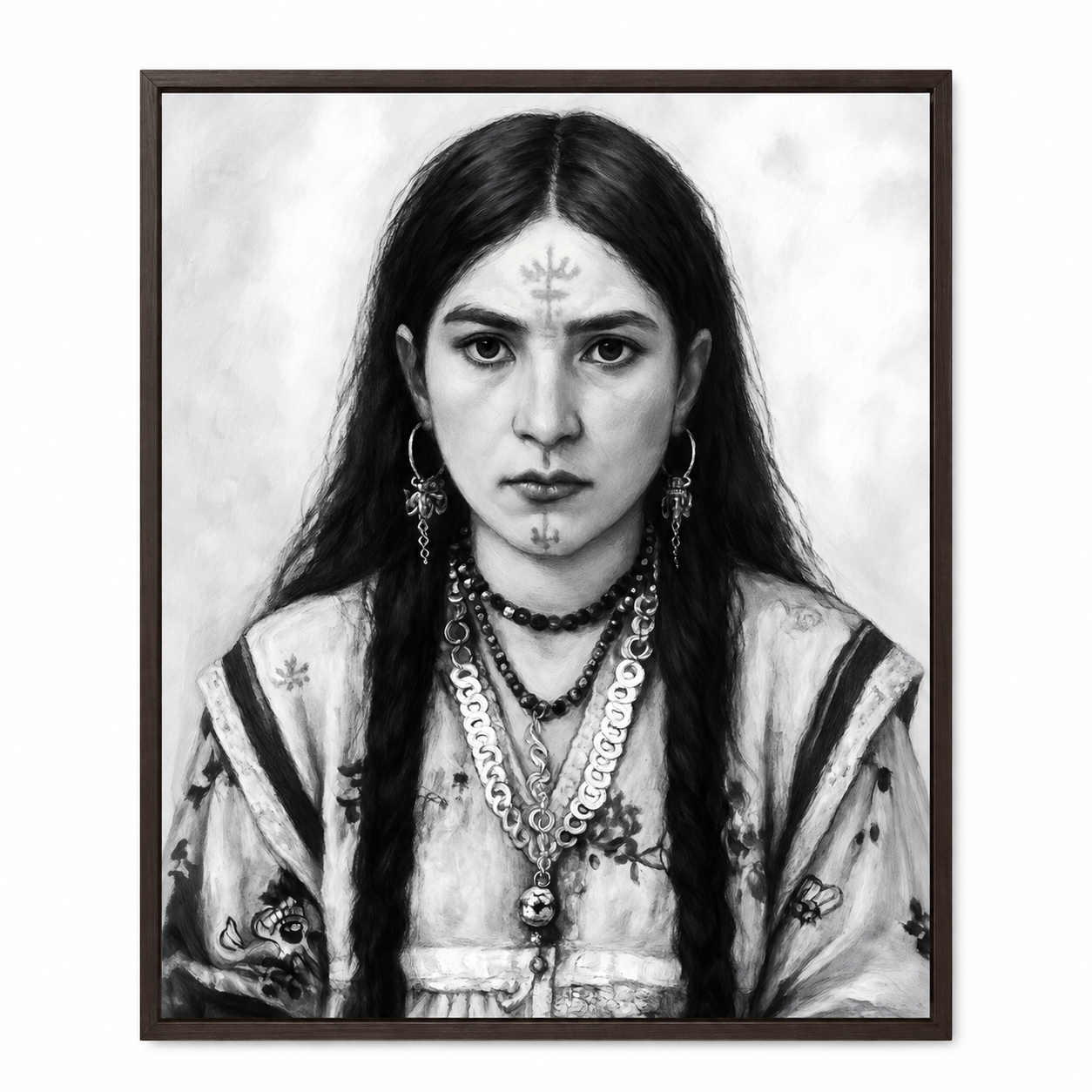 Amazigh Berber Woman Portrait Digital Download Art Print