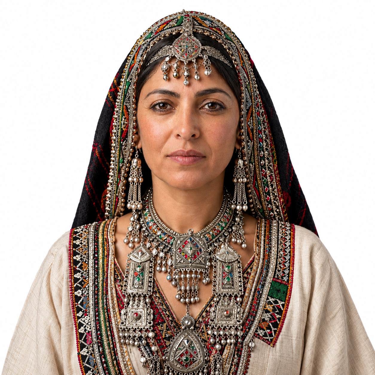 Amazigh Berber Woman Portrait North African Printable Download