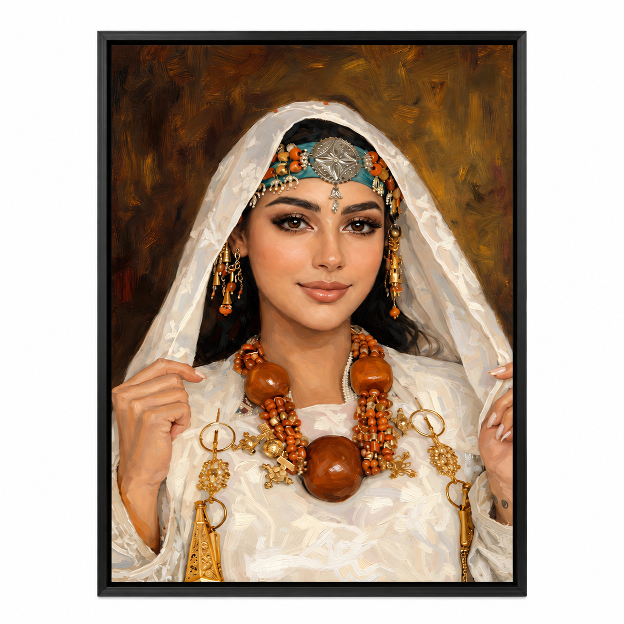 Amazigh Bride Portrait Printable Download Vintage Wall Art Set