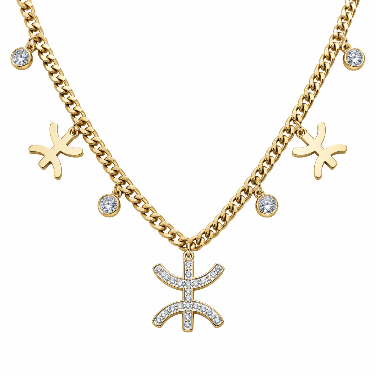 Amazigh Kabyle Tifinagh Yaz Berber Necklace Cadeau with Charms