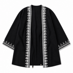 Amazigh Olive Tree Afusart Cotton Kimono Jacket Berber Design