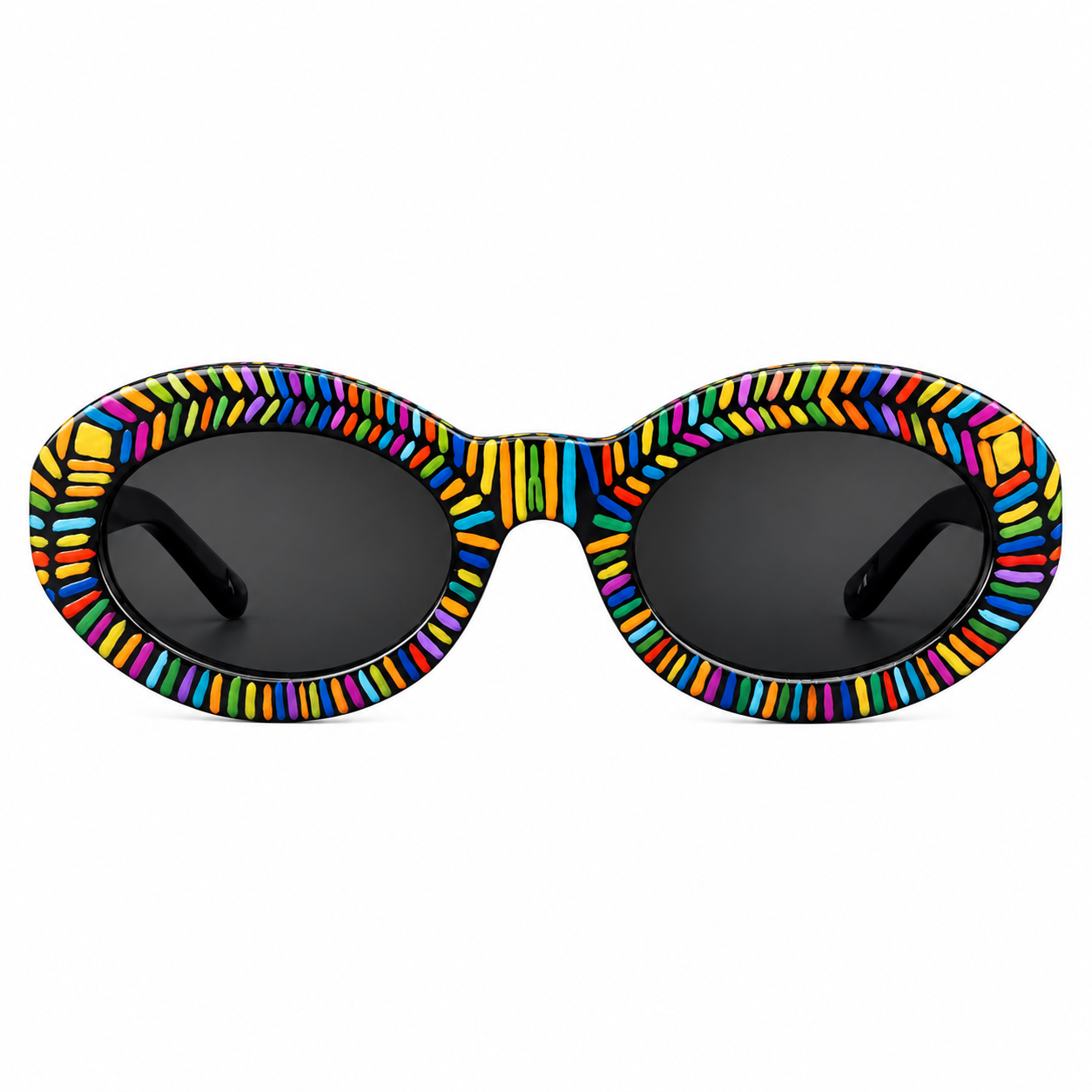 Amazigh Tamazgha Hand Painted Geometric Sunglasses Wall Art