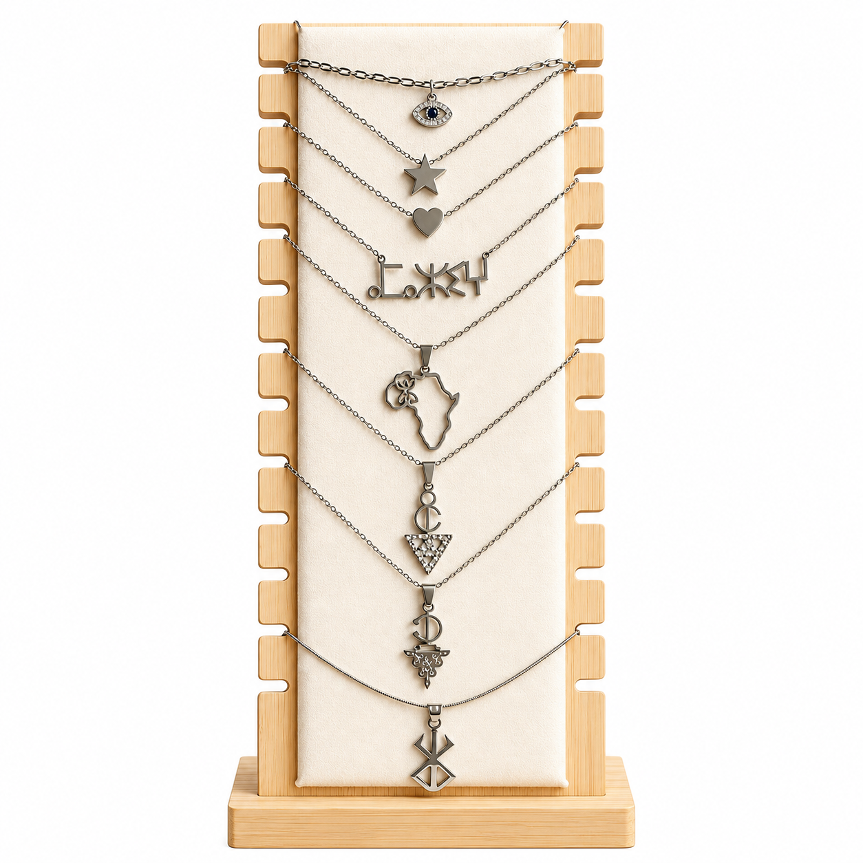 Amazigh Tifinagh Necklace Collection With Choix Berber Designs