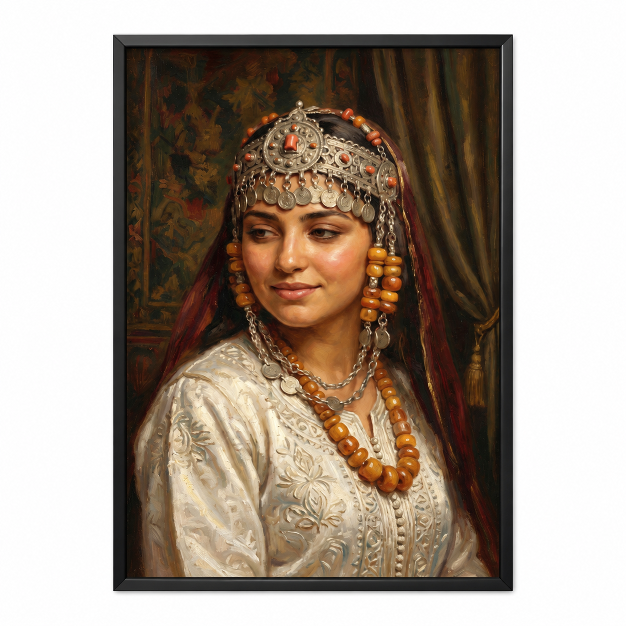 Amazigh Woman Printable Download Vintage Portrait Wall Art