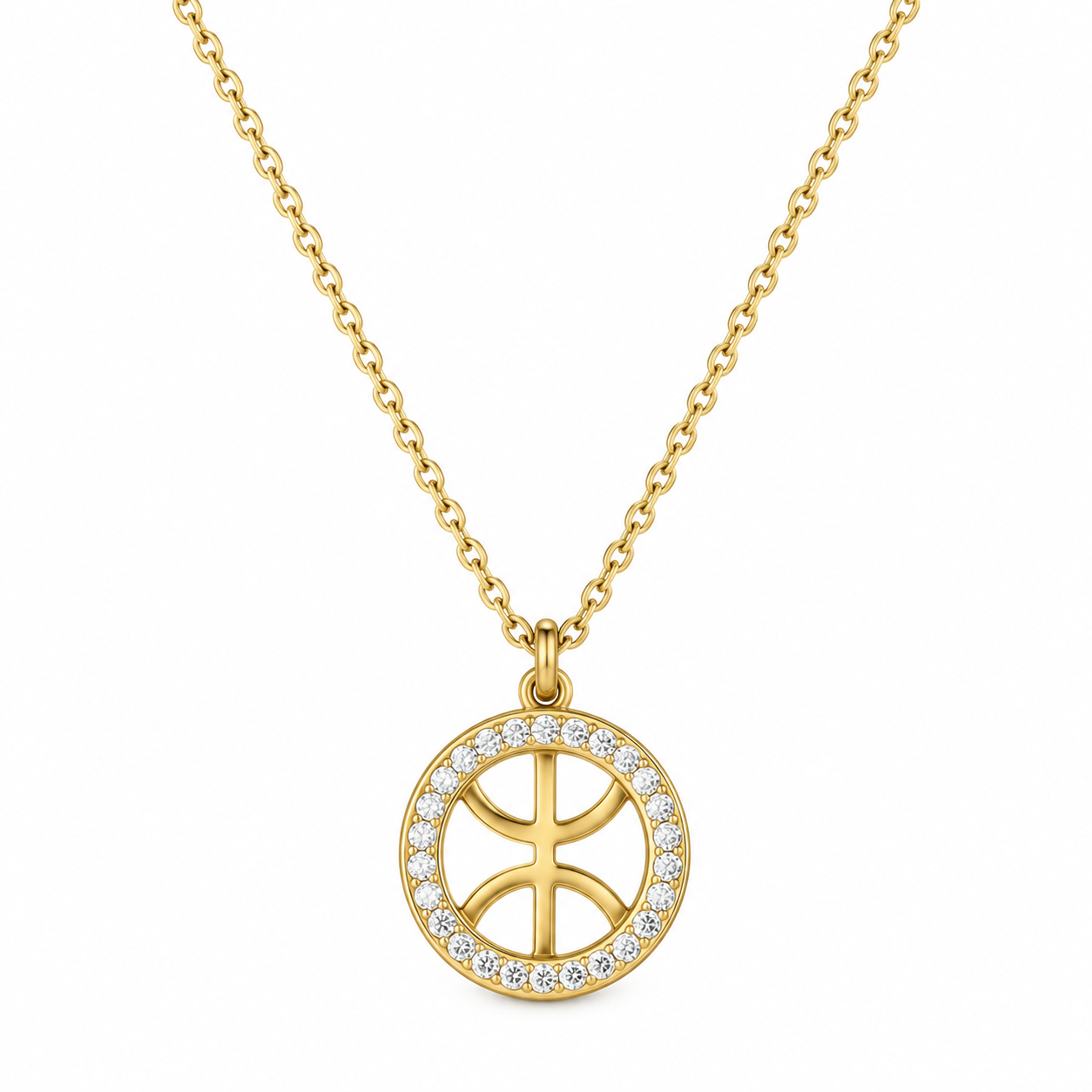 Amazigh Yaz Tifinagh Berber Kabyle lettre Pendant Necklace