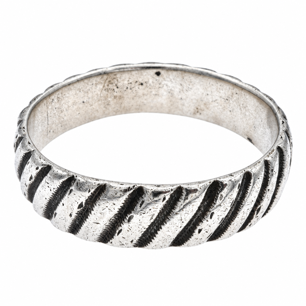 Antique Amazigh Berber Silver Bracelet from Atlas Region