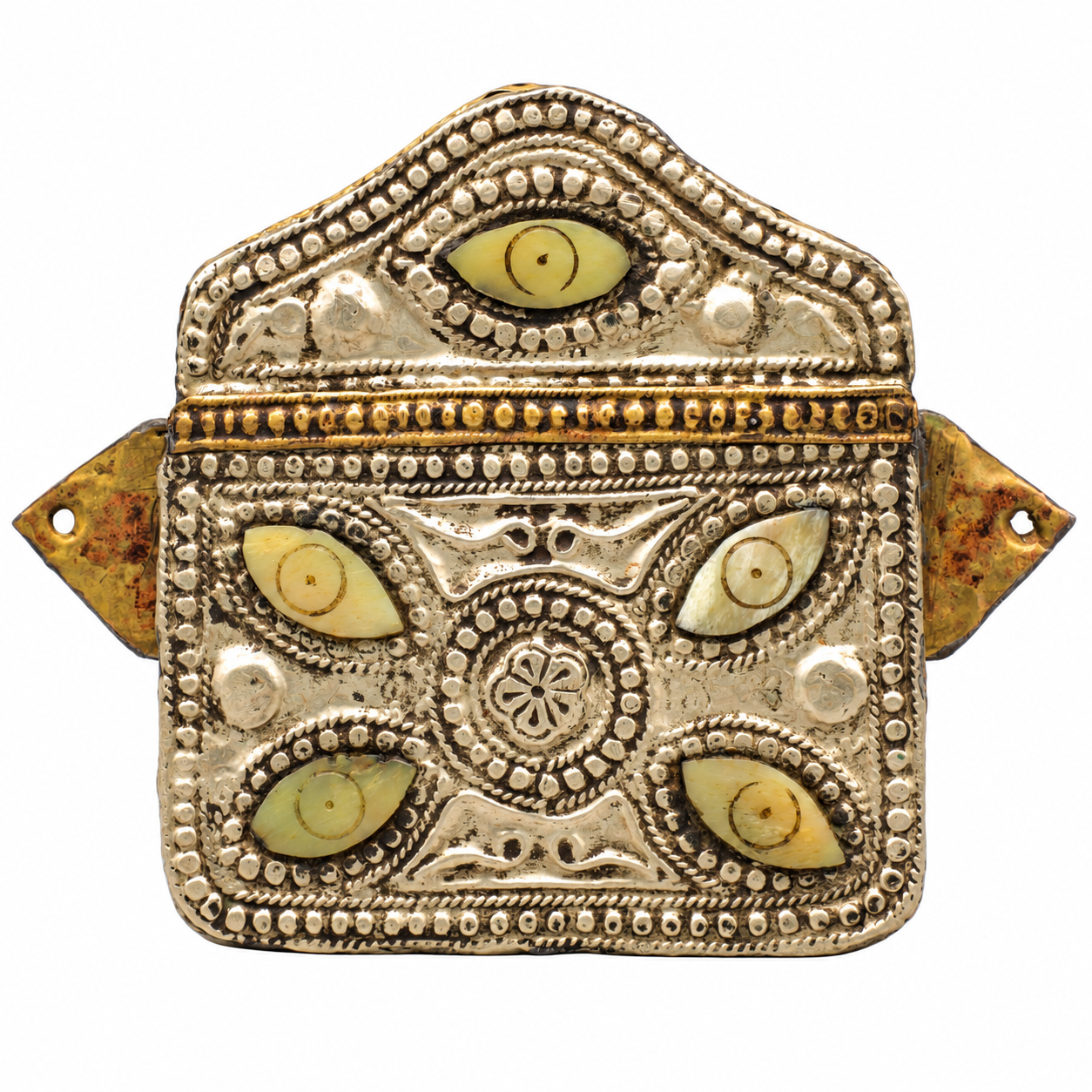 Antique Berber Amazigh Amulet Magic Metalwork Islamic Bag