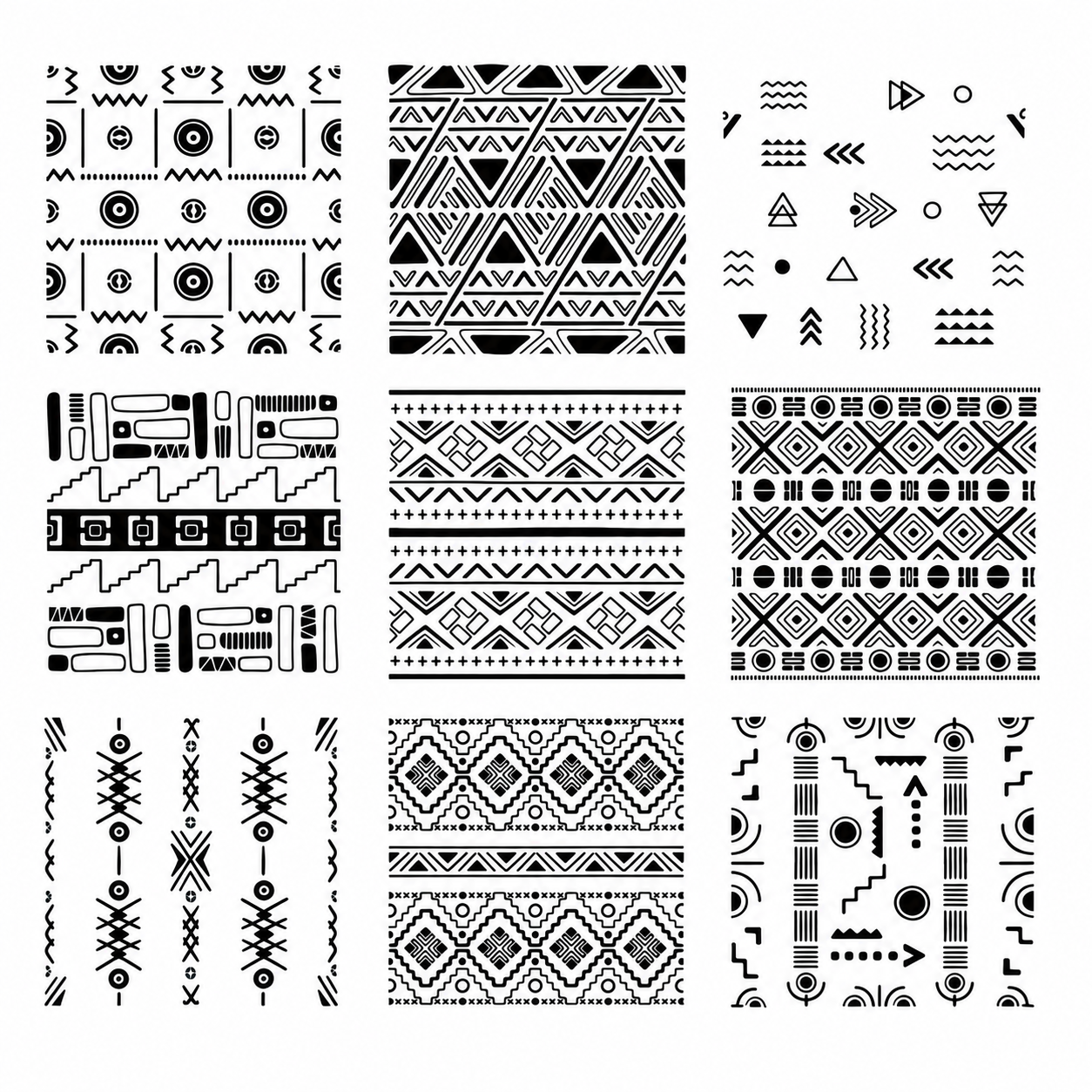 Berber Amazigh Tattoo Brush Collection Digital Download for Procreate
