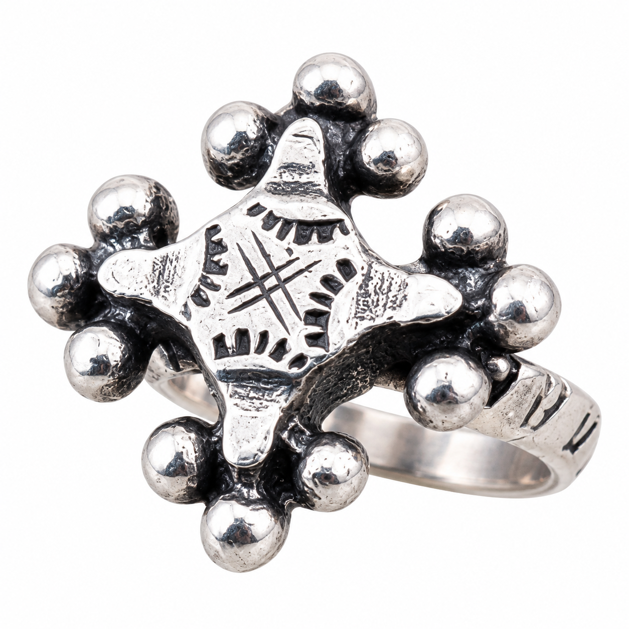 Berber Tuareg Ancien Sterling Silver Vintage Artisan Ring