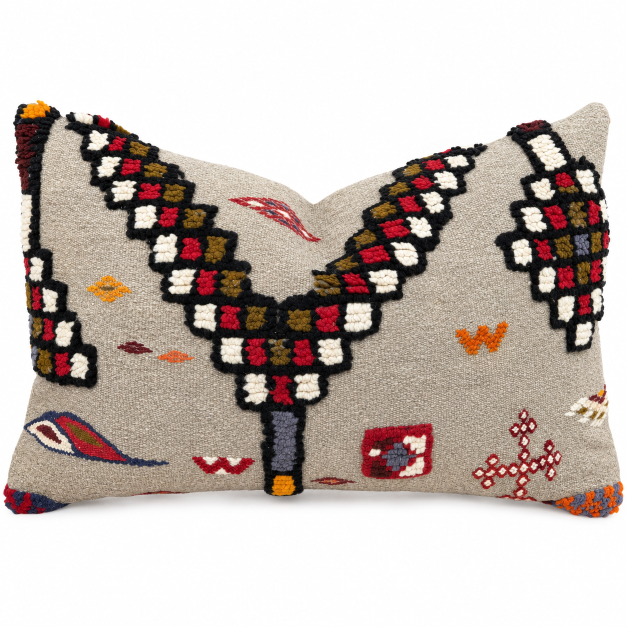 Tazenakht Berber Amazigh Cover One of a Kind Pillow