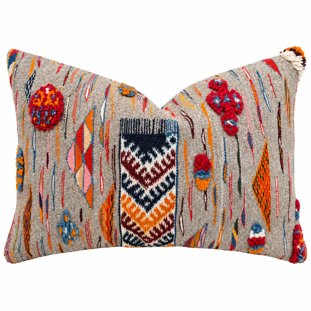 Tazenakht Berber Amazigh Cover One of a Kind Pillow