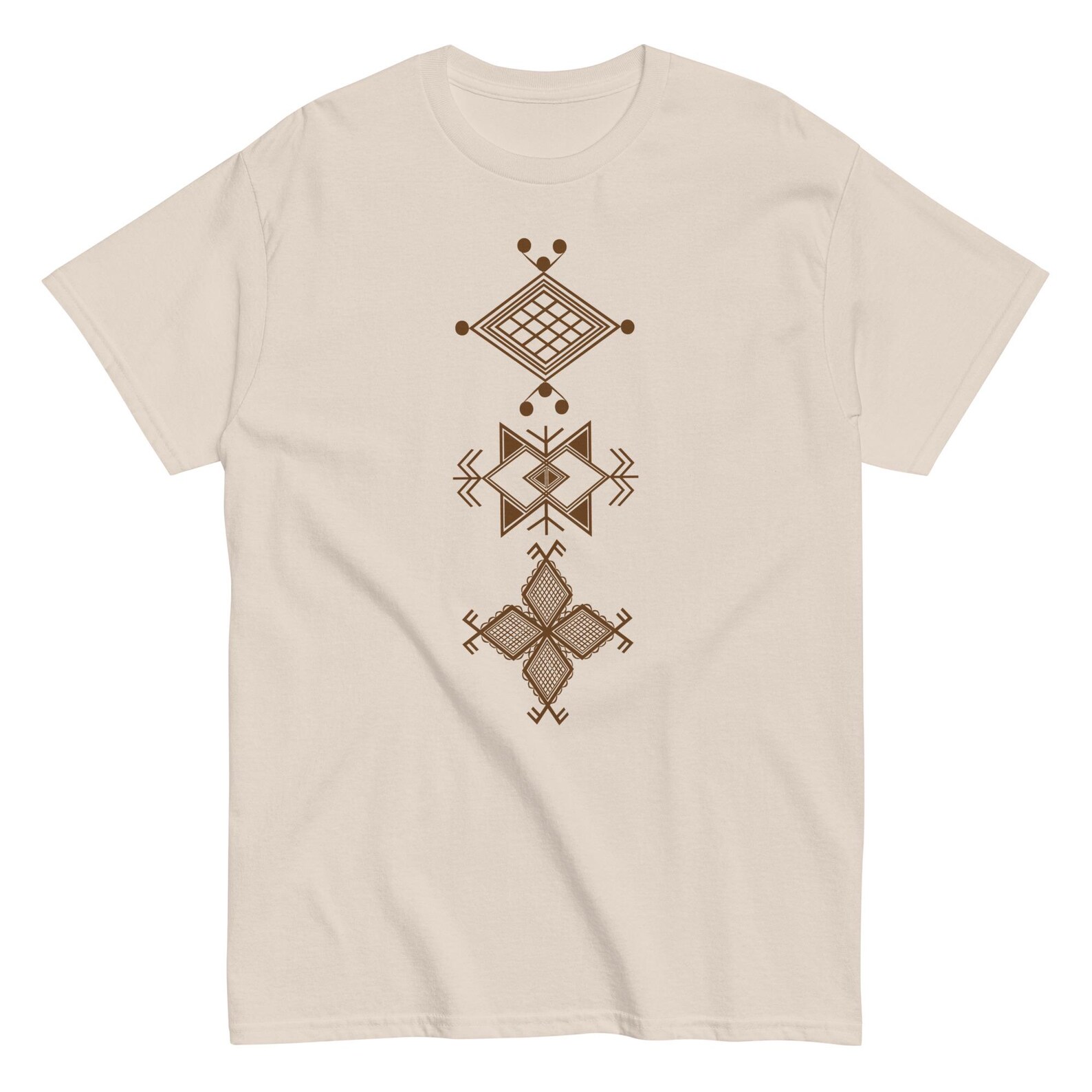 Berber Amazigh Yaz Tifinagh Symbol Heritage T-Shirt Design