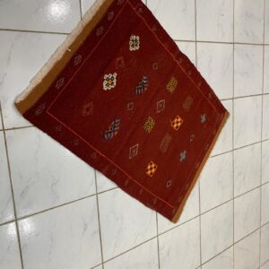 Amazigh Berber Akhnif Wool Accent Rug For Home Decor