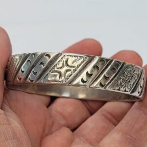 Ancien Amazigh Berber tifinagh Essaouira Maroc Silver Bracelet