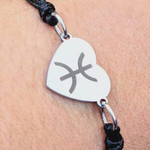 Amazigh Berber Yaz Symbol Heart Bracelet Stainless Steel Kabyle Design