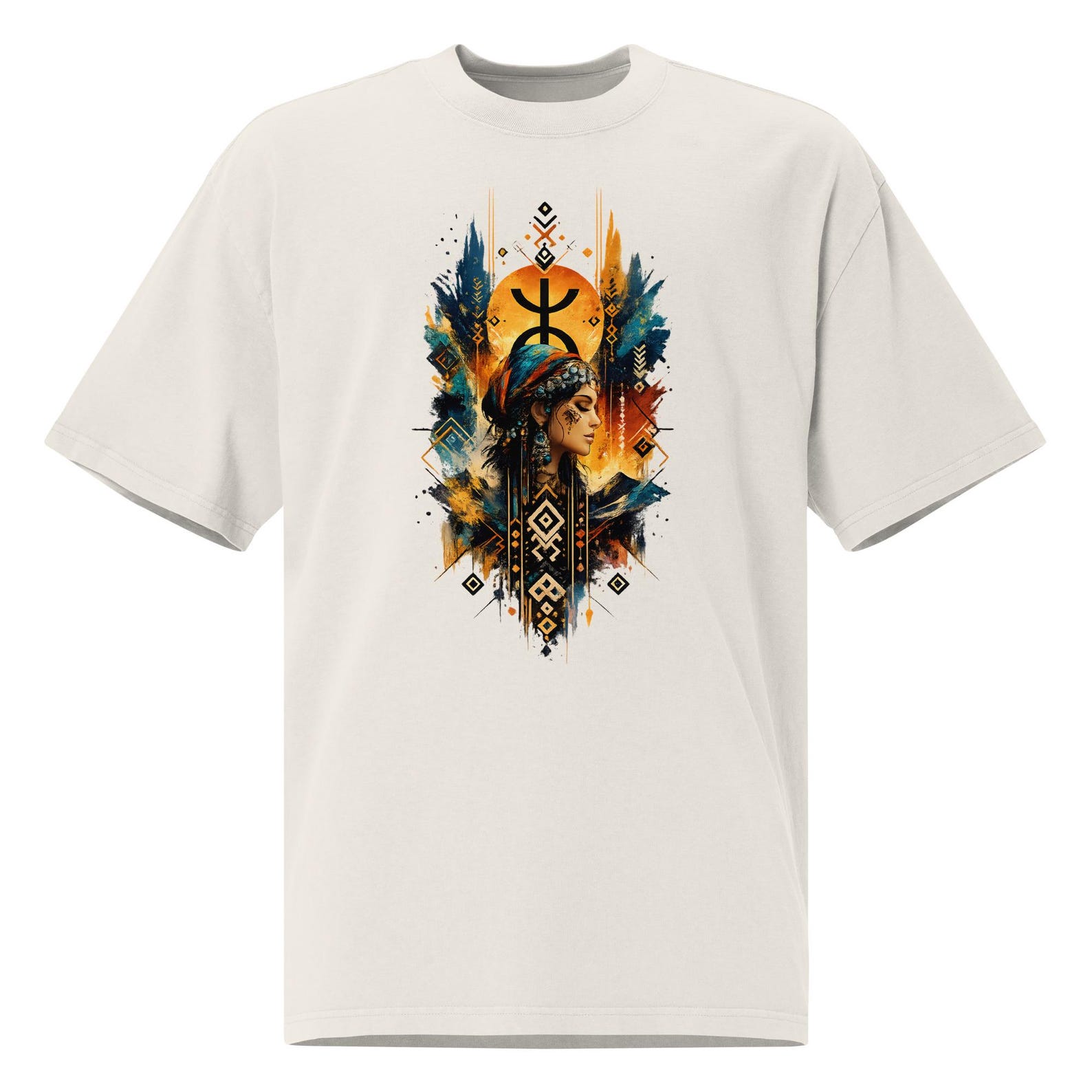 Amazigh Berber Graphic Modern Colorful Streetwear Symbol Art T-Shirt