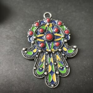Amazigh Berber Kabyle Fatma Hand Necklace Traditional Jewelry