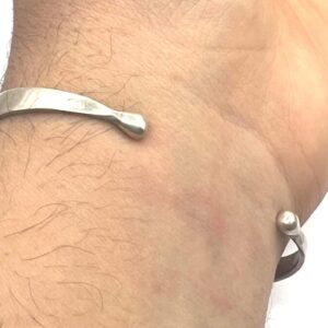 Amazigh Berber Tuareg Sterling Silver Bangle Bracelet African Tribal Jewelry