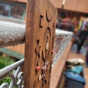 Amazigh Berber Handmade Cedar Wood Panel Wall Art